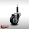 Service Caster 3'' SS Black Poly Wheel Swivel 3/4'' Expanding Stem Caster SCC-SSEX20S314-PPUB-BLK-34 - alternate 4